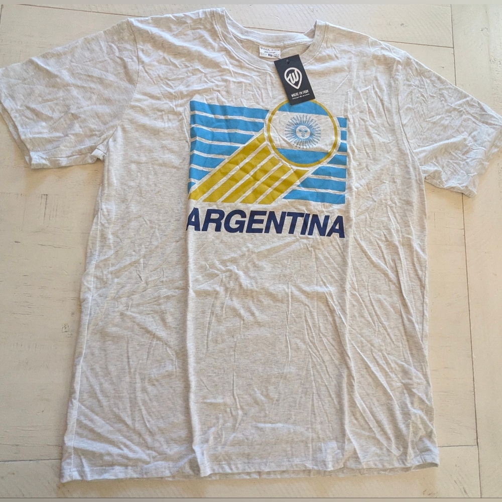 Where I'm From T-Shirt NWT Argentina Men's Size XXL